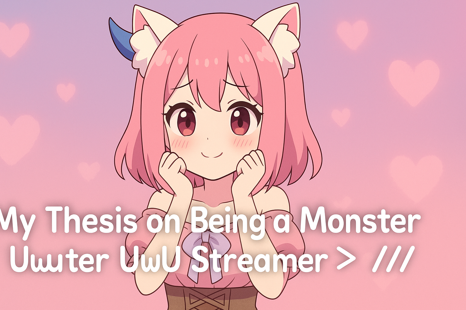 Preview for My Thesis on Being a Monster Hunter UwU Streamer >///<