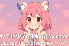 Preview for My Thesis on Being a Monster Hunter UwU Streamer >///<