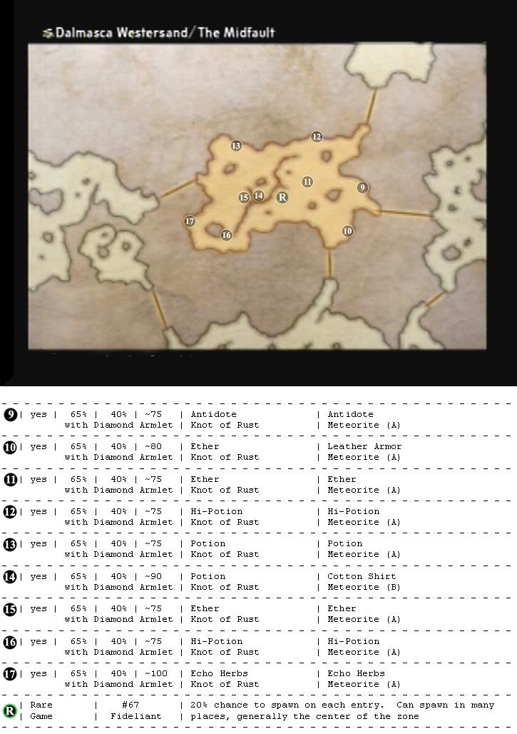 Dalmasca Westersand map 2