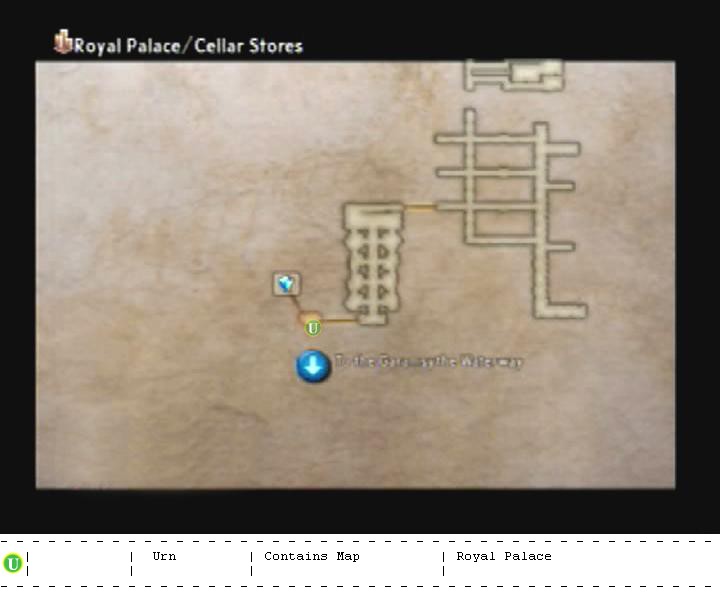Royal Palace reference map
