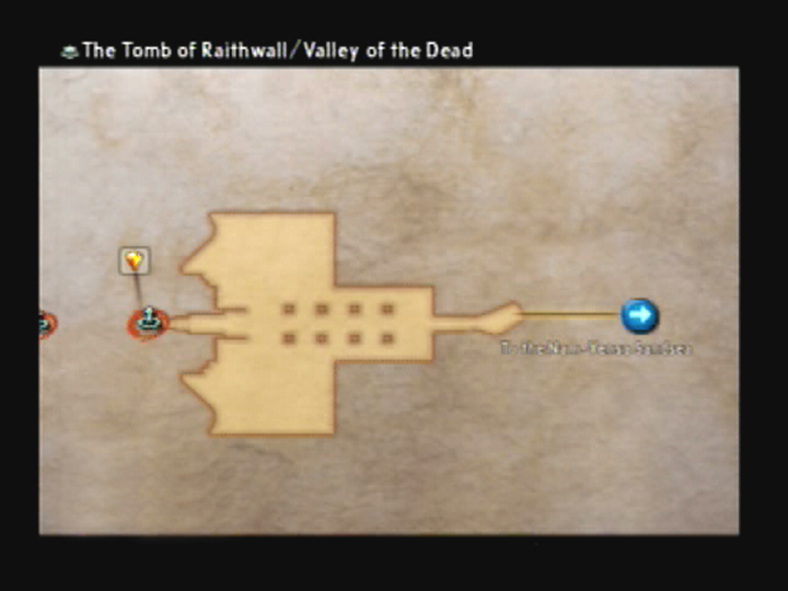Tomb of Raithwall reference map