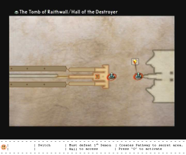 Tomb of Raithwall map 2