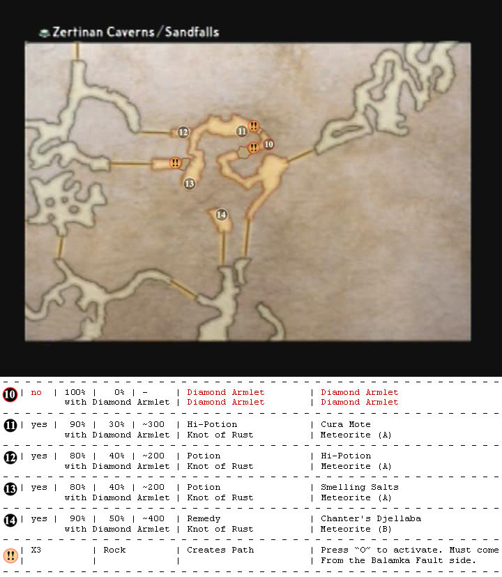 Zertinan Caverns map 2