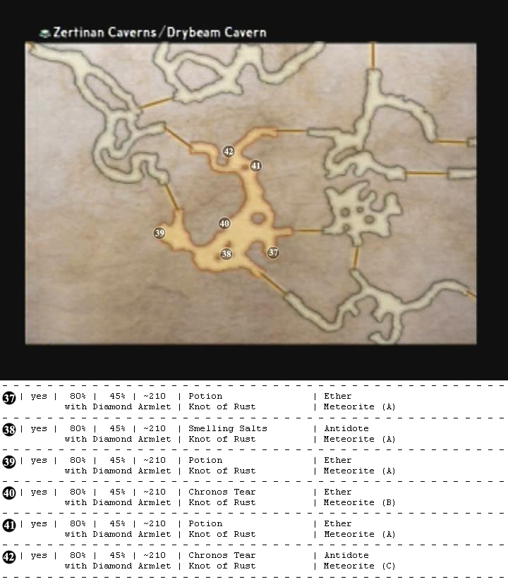 Zertinan Caverns map 8
