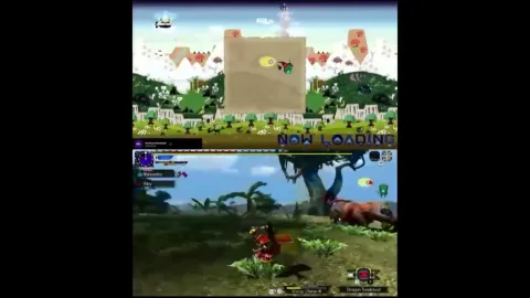 Saving a friend in #mhgu ( with @shinosaito ) #monsterhunter